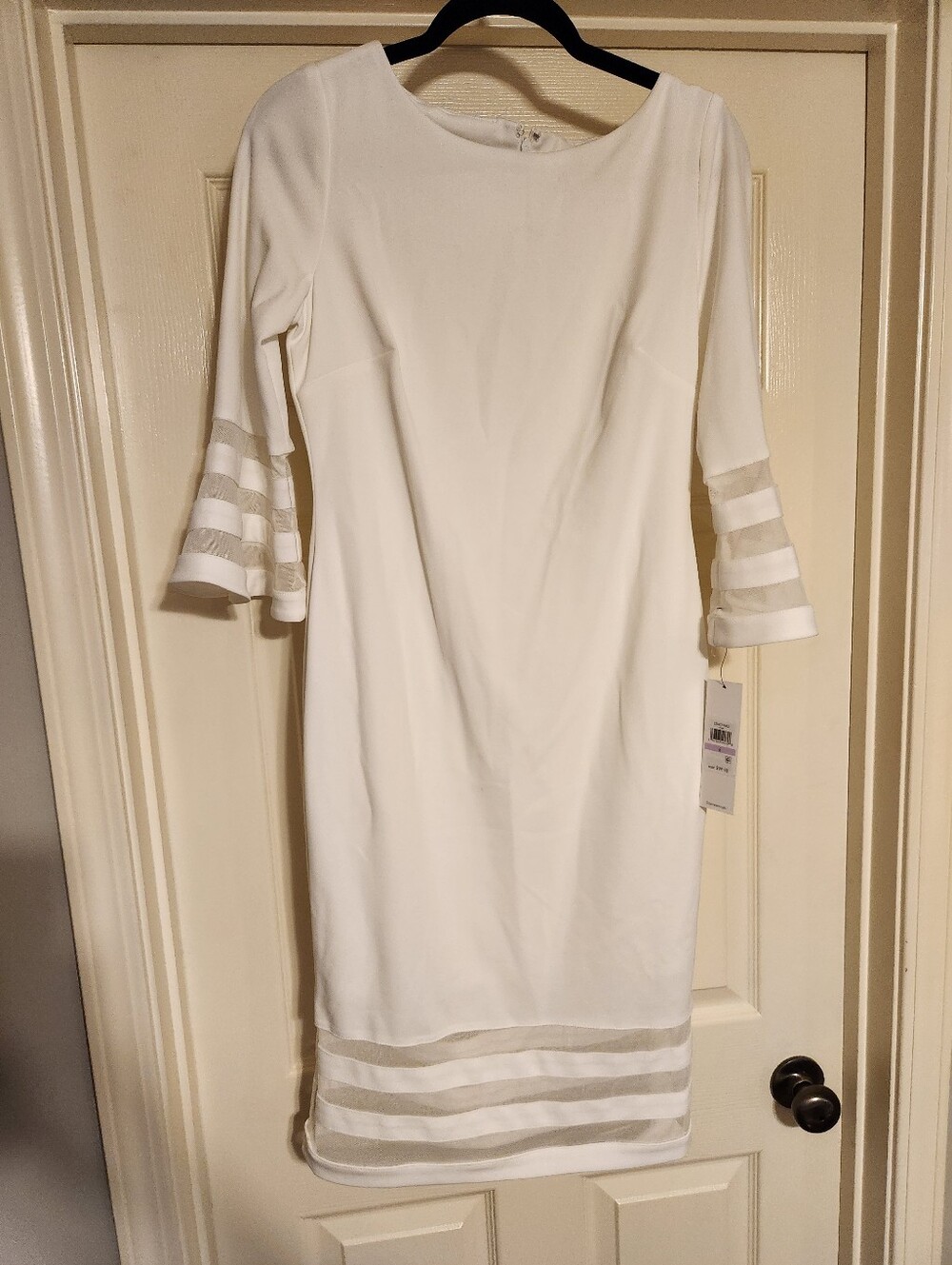 Calvin Klein Knee-Length White Dress